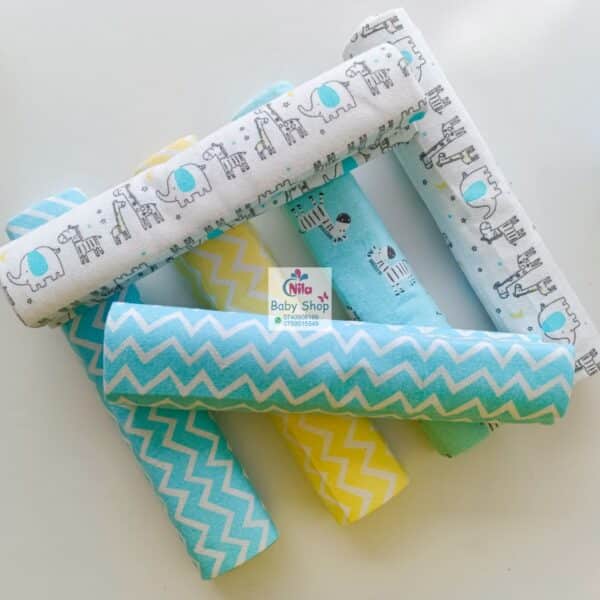 6 Piece Cotton Flannel Receiving Set - Image 2