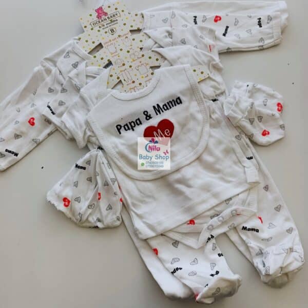 8-Piece Cotton Receiving Set for a Newborn - Image 11