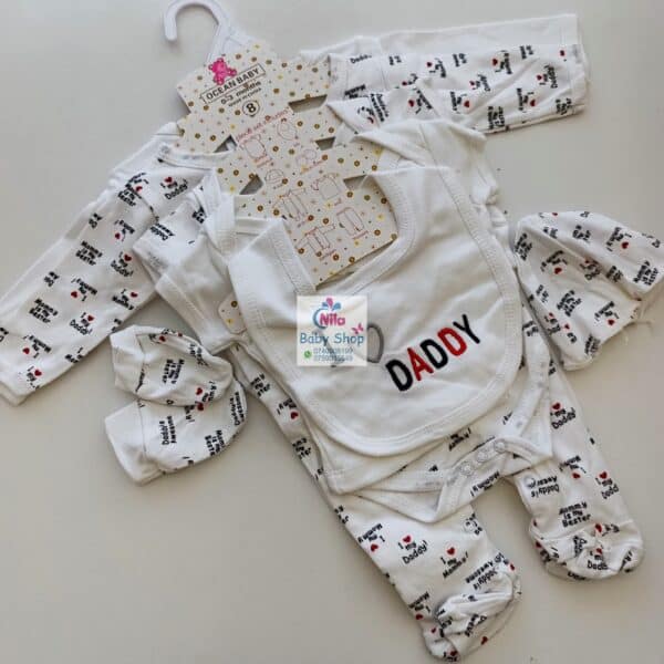 8-Piece Cotton Receiving Set for a Newborn - Image 9