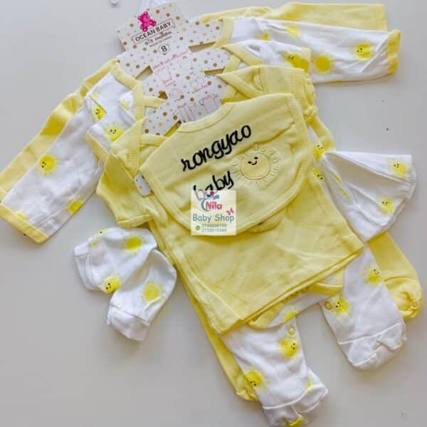 8-Piece Cotton Receiving Set for a Newborn - Image 10