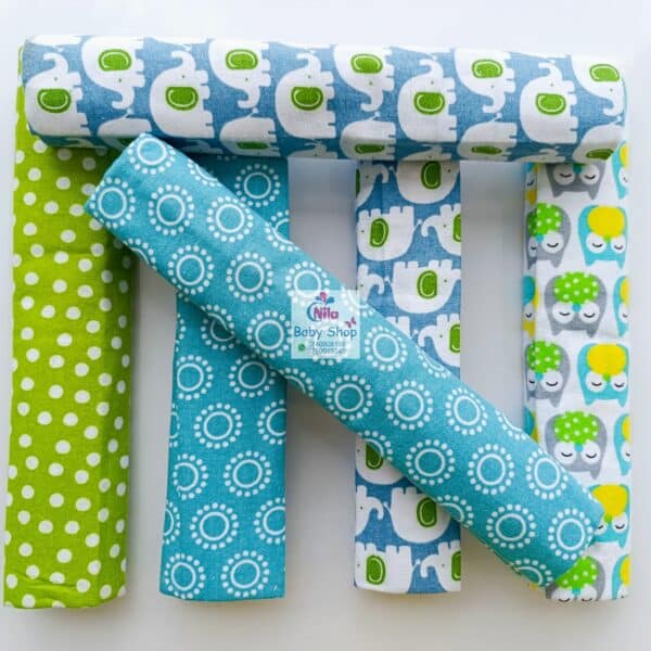 6 Piece Cotton Flannel Receiving Set - Image 6