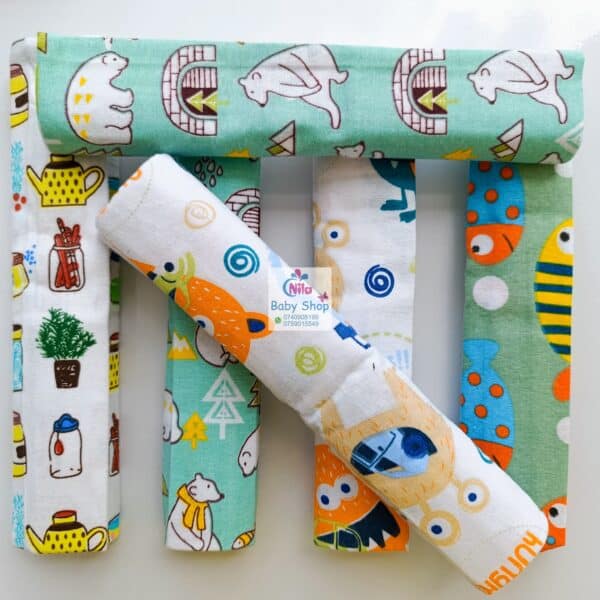 6 Piece Cotton Flannel Receiving Set - Image 5