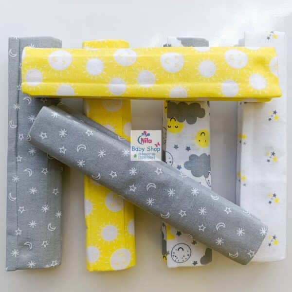 6 Piece Cotton Flannel Receiving Set - Image 4