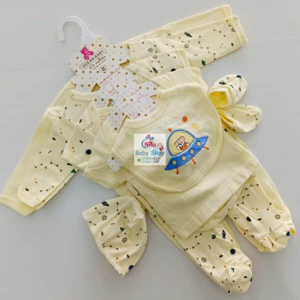 8-Piece Cotton Receiving Set for a Newborn - Image 3