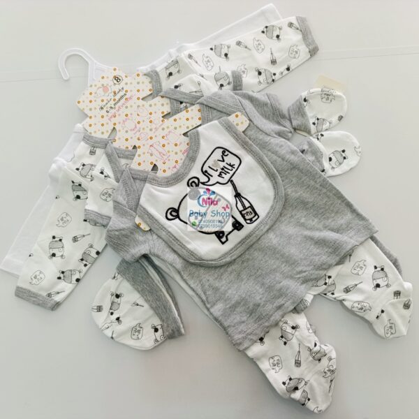 8-Piece Cotton Receiving Set for a Newborn - Image 16