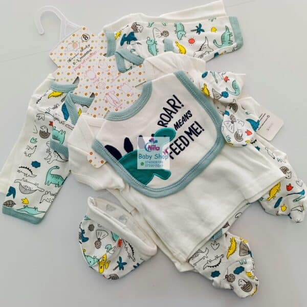 8-Piece Cotton Receiving Set for a Newborn - Image 12