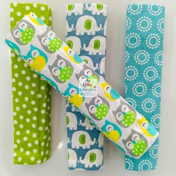 4 Piece Cotton Flannel Baby Receiving Wraps - Image 14