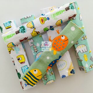 6 Piece Cotton Flannel Receiving Set