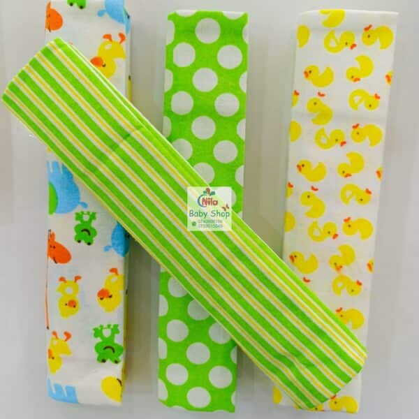 6 Piece Cotton Flannel Receiving Set - Image 2