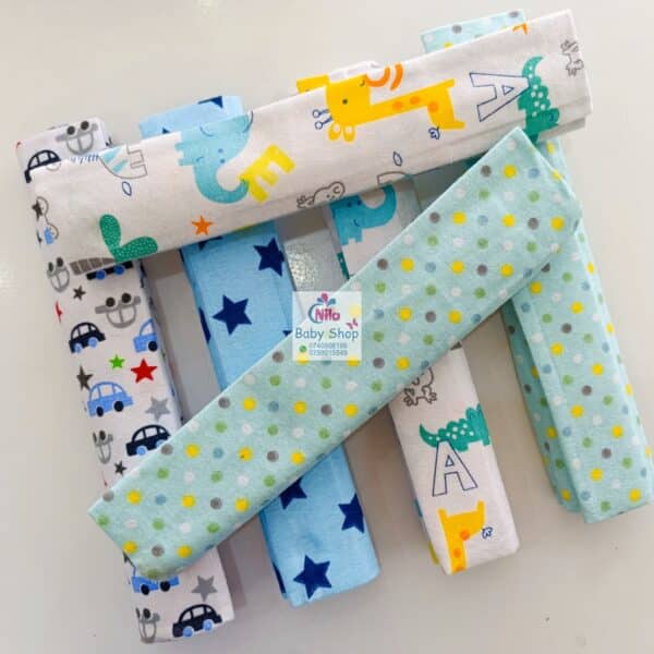 6 Piece Cotton Flannel Receiving Set - Image 4