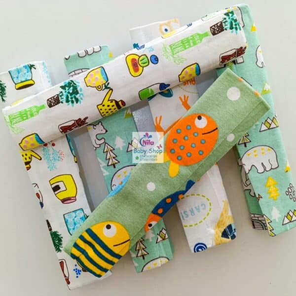 6 Piece Cotton Flannel Receiving Set - Image 5