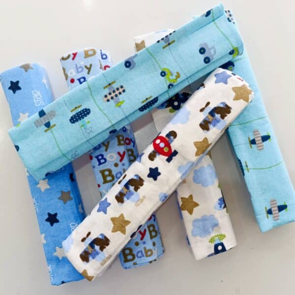 6 Piece Cotton Flannel Receiving Set - Image 3