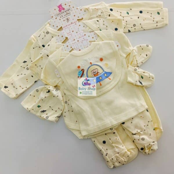 8-Piece Cotton Receiving Set for a Newborn - Image 11