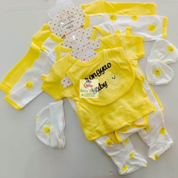 8-Piece Cotton Receiving Set for a Newborn - Image 9