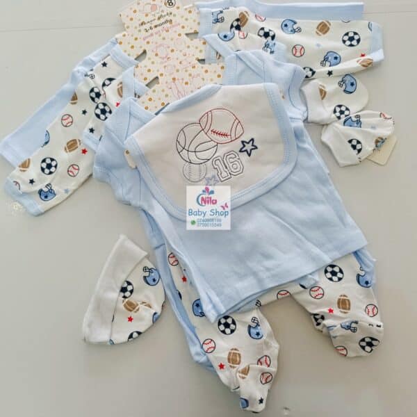 8-Piece Cotton Receiving Set for a Newborn - Image 7