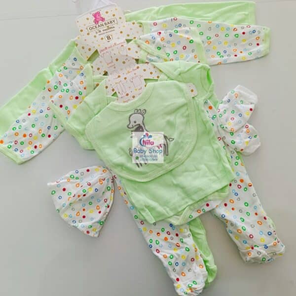 8-Piece Cotton Receiving Set for a Newborn - Image 6