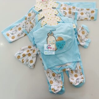 8-Piece Cotton Receiving Set for a Newborn