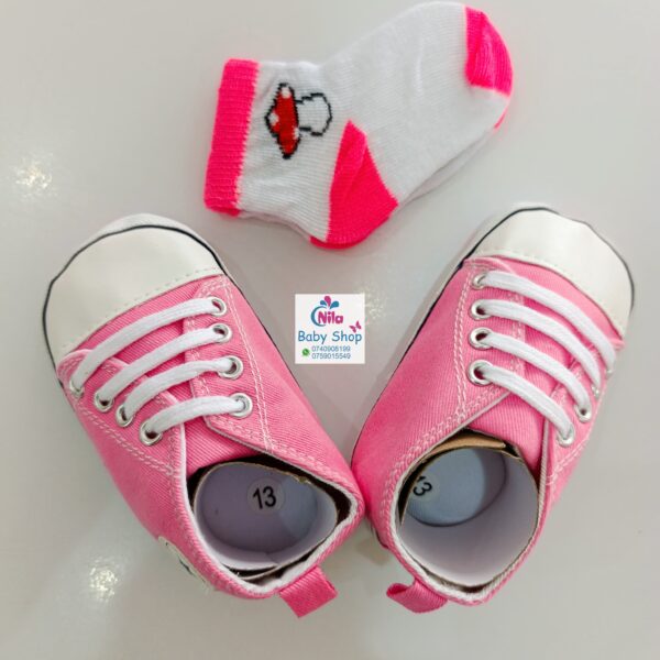 Baby Girl Crib Shoes with Soft Sole (pre-walkers) - Image 10