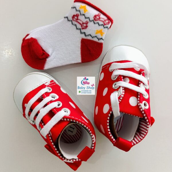 Baby Girl Crib Shoes with Soft Sole (pre-walkers) - Image 6