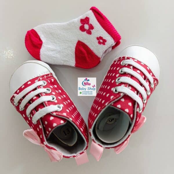 Baby Girl Crib Shoes with Soft Sole (pre-walkers) - Image 8