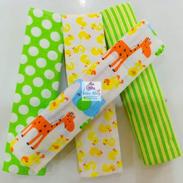 4 Piece Cotton Flannel Baby Receiving Wraps - Image 10