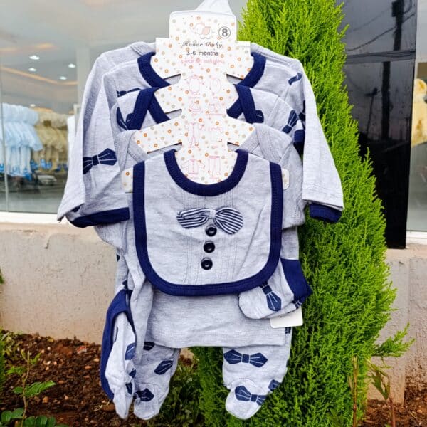 8-Piece Cotton Receiving Set for a Newborn - Image 11