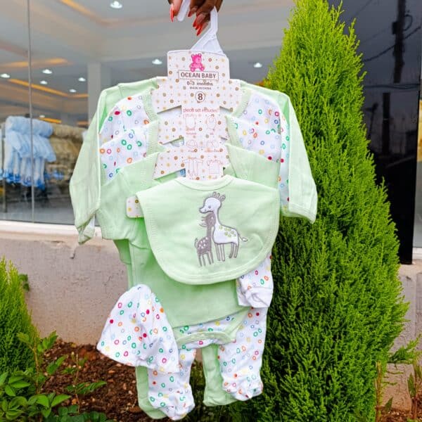 8-Piece Cotton Receiving Set for a Newborn - Image 6
