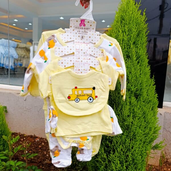 8-Piece Cotton Receiving Set for a Newborn - Image 7