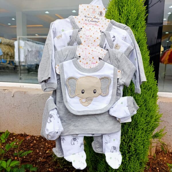 8-Piece Cotton Receiving Set for a Newborn - Image 13