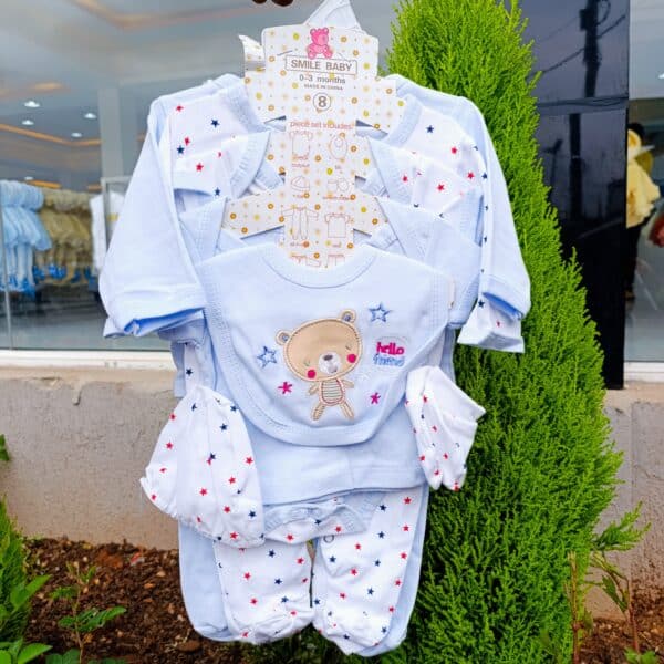 8-Piece Cotton Receiving Set for a Newborn - Image 14