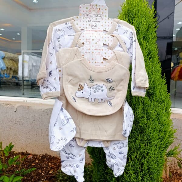 8-Piece Cotton Receiving Set for a Newborn - Image 3