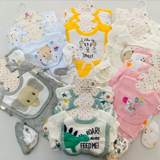 8-Piece Cotton Receiving Set for a Newborn