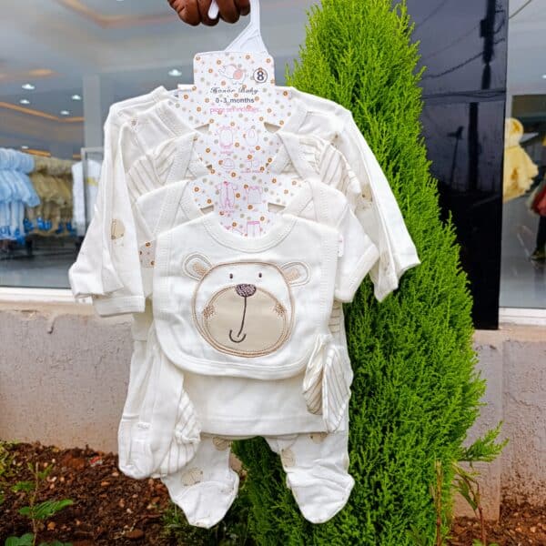 8-Piece Cotton Receiving Set for a Newborn - Image 15