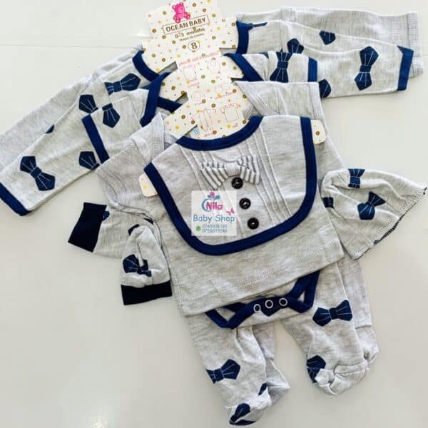 8-Piece Cotton Receiving Set for a Newborn - Image 11