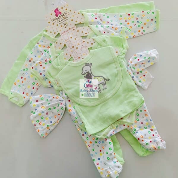 8-Piece Cotton Receiving Set for a Newborn - Image 8