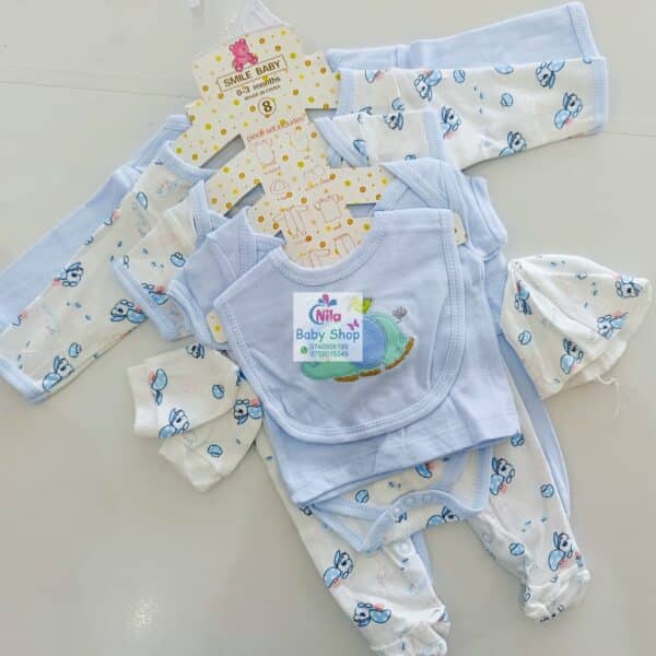 8-Piece Cotton Receiving Set for a Newborn - Image 7