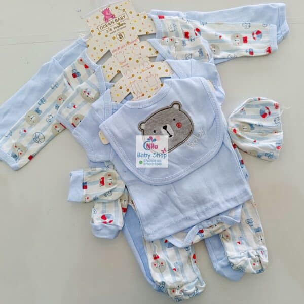 8-Piece Cotton Receiving Set for a Newborn - Image 6