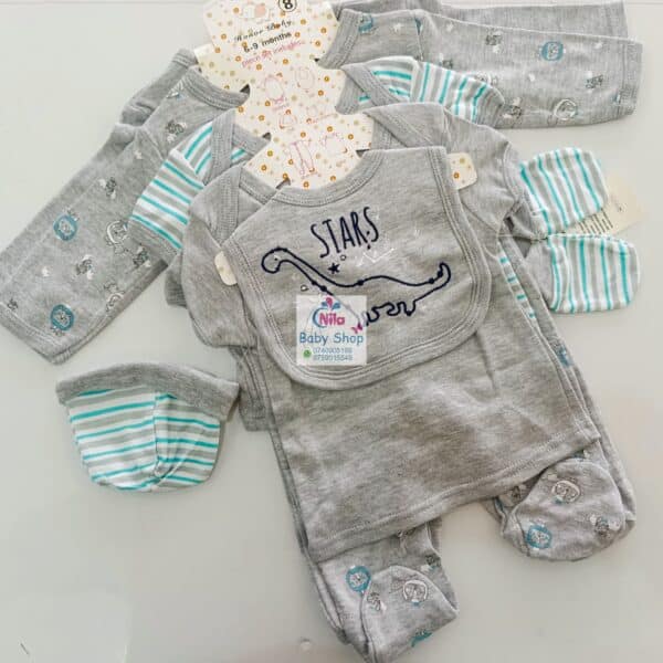 8-Piece Cotton Receiving Set for a Newborn Nila Baby Shop