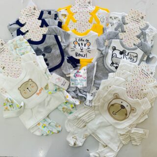 8-Piece Cotton Receiving Set for a Newborn