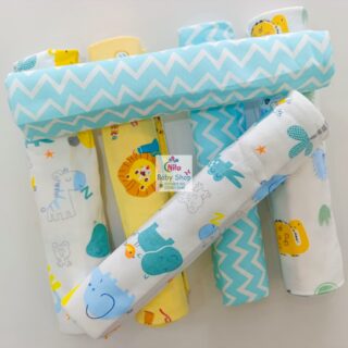 6 Piece Cotton Flannel Receiving Set
