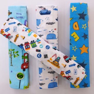 4 Piece Cotton Flannel Baby Receiving Wraps
