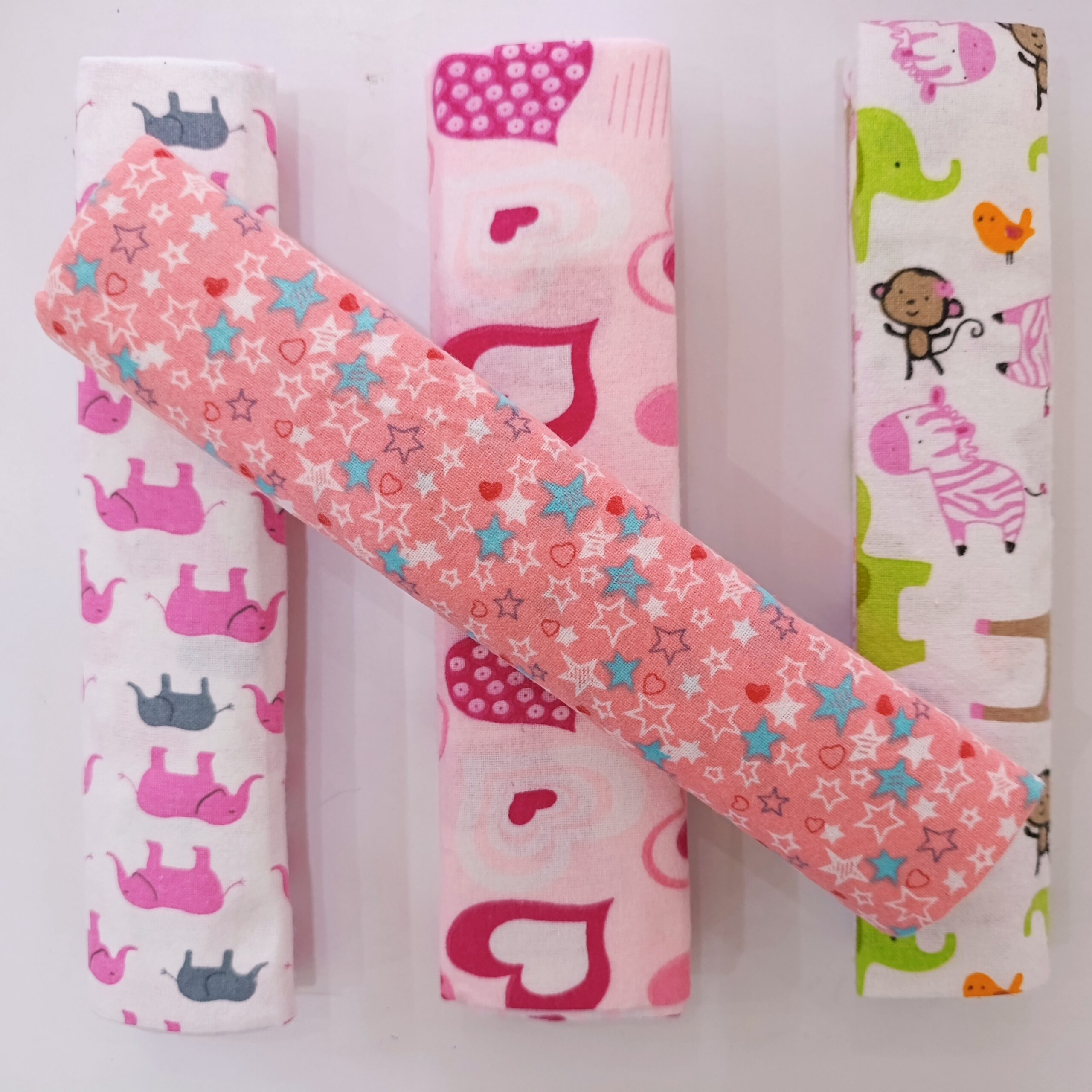4 Piece Cotton Flannel Baby Receiving Wraps - Image 5