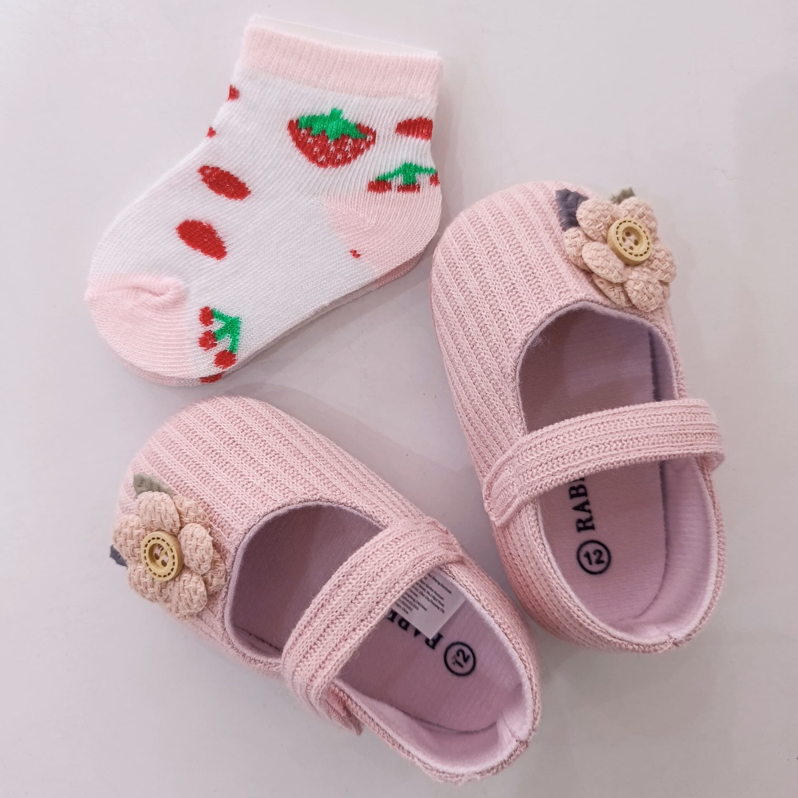 Baby Girl Crib Shoes with Soft Sole (pre-walkers) - Image 9