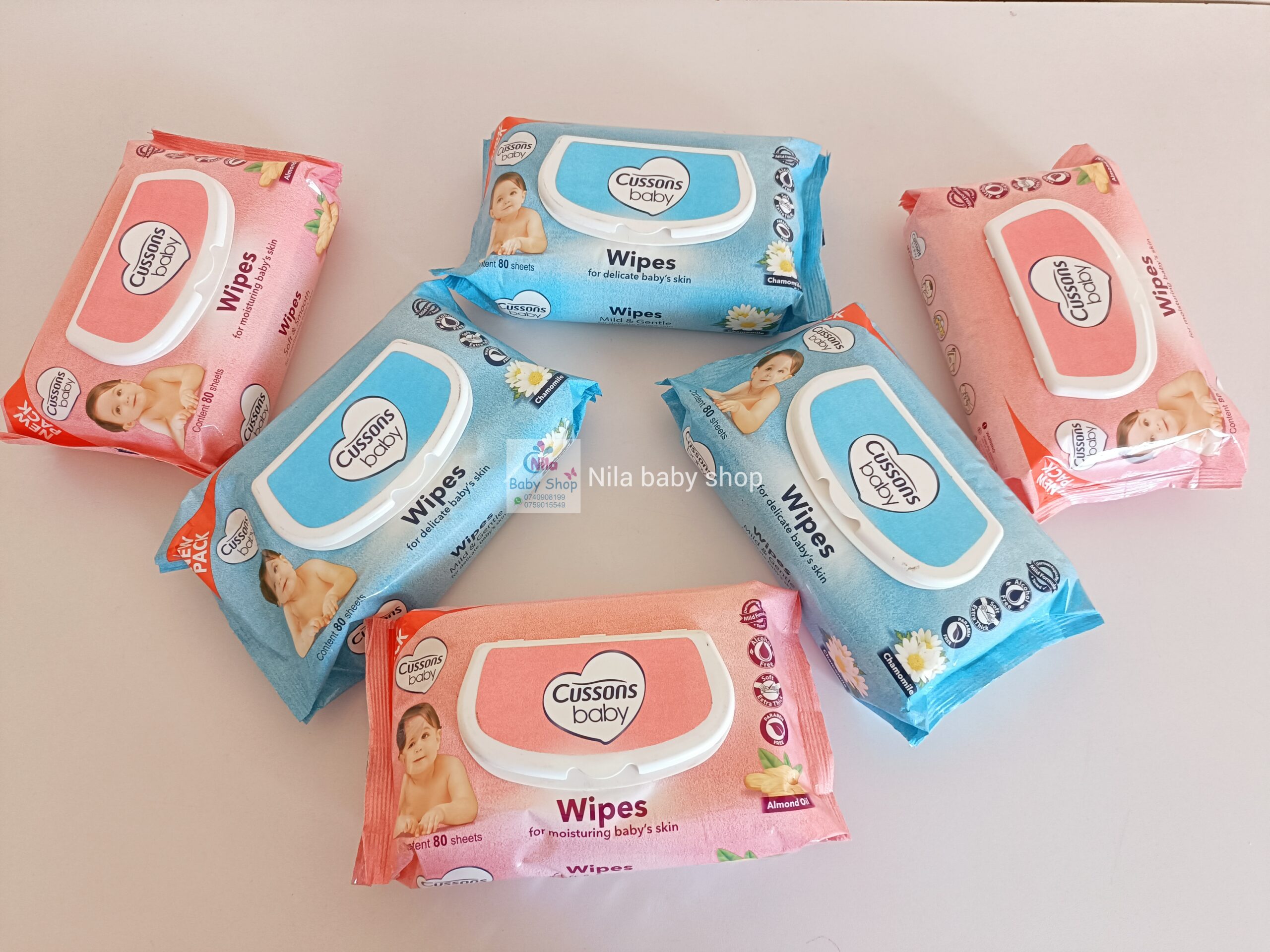 Cussons Baby Wipes (80 sheets) – Nila Baby Shop