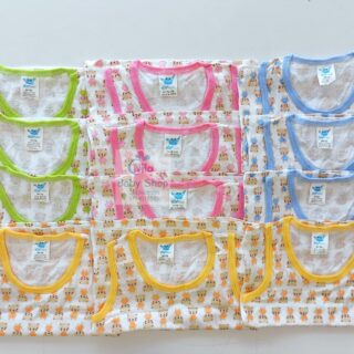Unisex Cotton Vests for Newborns