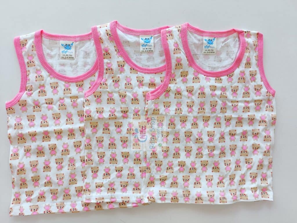 Unisex Cotton Vests for Newborns Nila Baby Shop