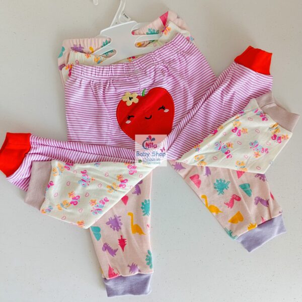 3pc Cotton Baby Girl Trousers - Image 8