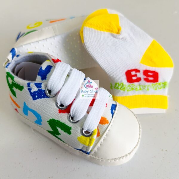 Baby Boy Crib Shoes with Soft Sole (pre-walkers) - Image 6