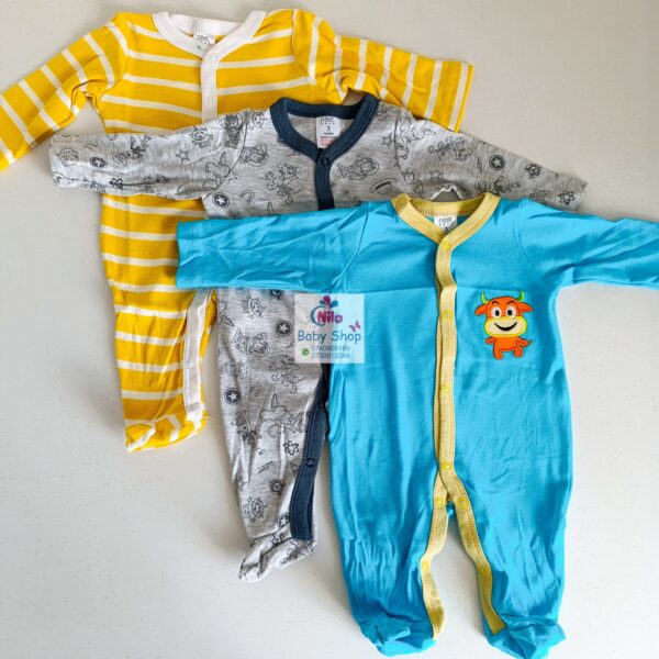 3Pc Infant Unisex Romper / Sleepsuit - Image 4