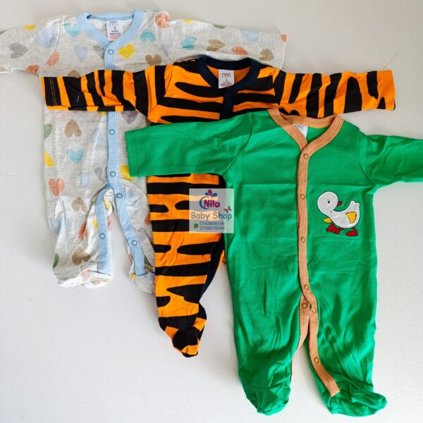 3Pc Infant Unisex Romper / Sleepsuit - Image 5